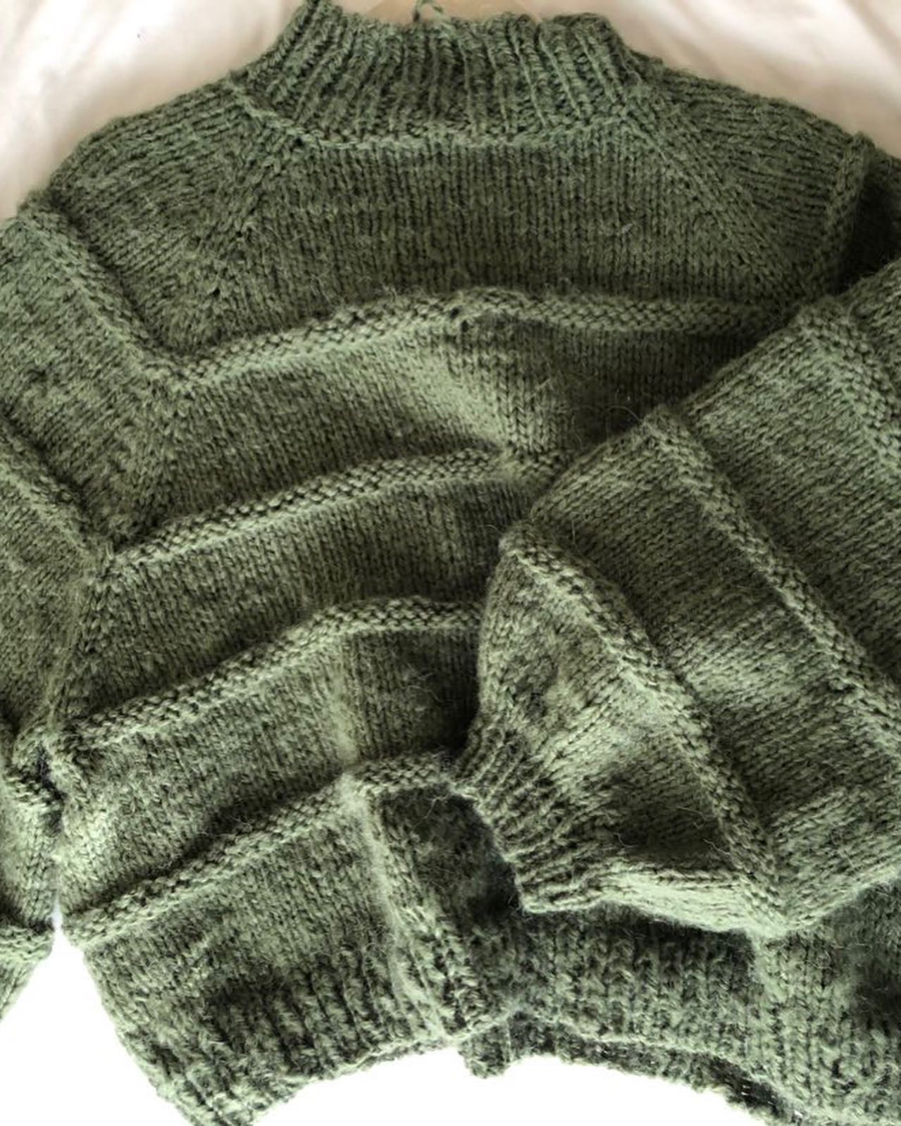 Green sweater